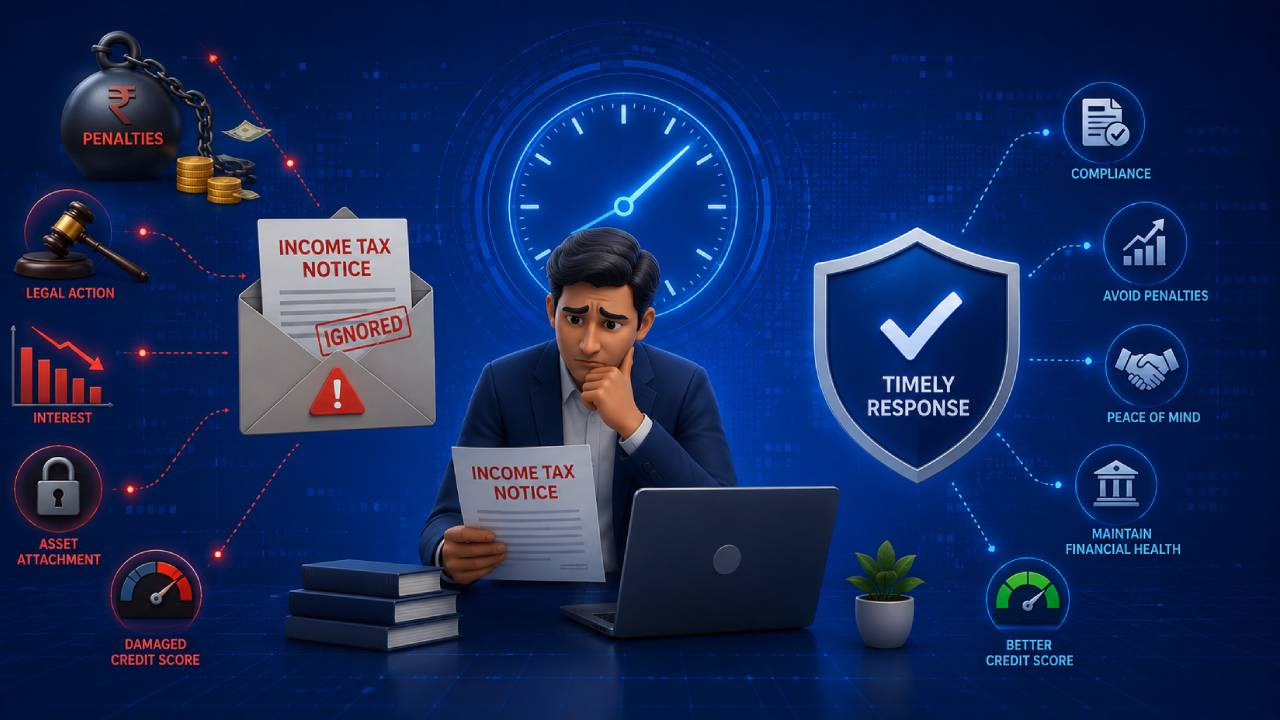 consequences-of-ignoring-income-tax-notice-in-india